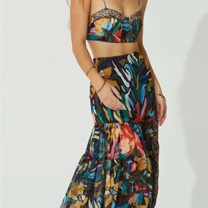 Jen's Pirate Booty Multicolor Boho Skirt Set